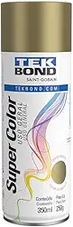 Tinta Spray Dourado Aerossol TekBond Uso Geral 350ml/250g