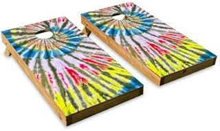 Cornhole Crew Tie-Dye for Fun ACA Regulation Size Cornhole Board Decals