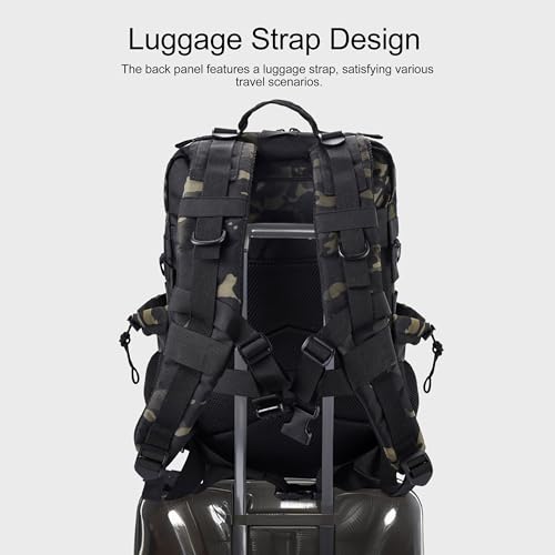 image for LHI Military Tactical Backpack for Men and Women 45L Army 3 Days Assau