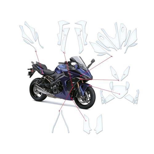 Film PPF moto Suzuki GSX-S 1000 GT 2022-2024 protection peinture TPU