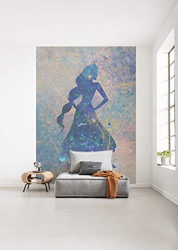 Komar Disney Fleece Photo Wallpaper, Fleece, Green, Blue, 200 x 280 cm (Breite x Höhe), Bahnbreite 50 cm