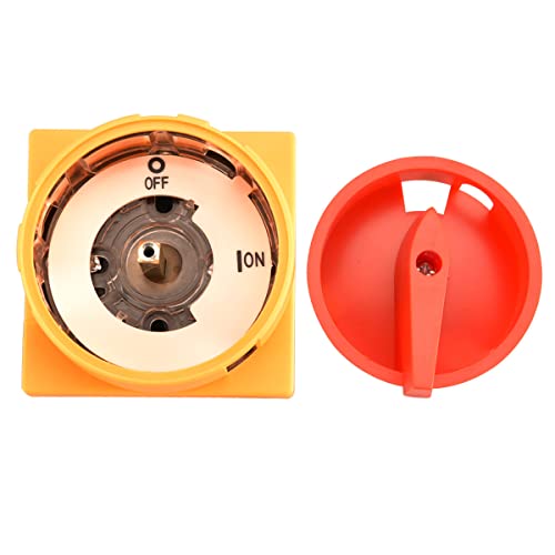 Heschen Universal Rotary Cam Selector Changeover Switch, SZW26-20/2GS, AC660V 20A, 2 Position 2 Phase 8 Terminals - Image 4