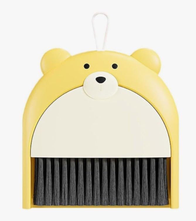 Mini Dustpan Set with Brush | Small Broom & Dustpan Combo for Home, Kitchen, Office, Car, Table, Keyboard & Crumbs Cleaning | Compact Handheld Dust Collector-image-8