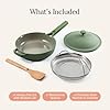 Our Place Always Pan 2.0 | 10.5" Ceramic Pan with Modular Lid, Steamer Basket & Spatula | Patented 10-in-1 Nonstick, Non-Toxic Cookware Made Without PFAS | Induction & Oven-Safe up to 450°F | Sage #2
