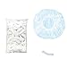 Produktbild Aweisile Duschhaube 100 Stücke Kunststoff Wasserdichte Duschhaube Einweg Haarschutz shower cap Transparent Haarschutz Haarhaube Transparent, für Hotel Zuhause Friseursalon Reisen Dusche usw