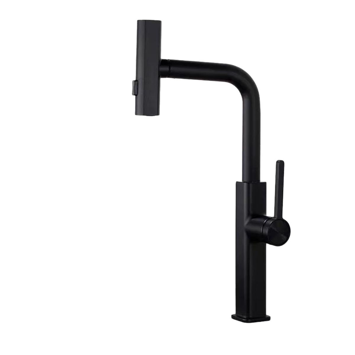 Robinet de cuisine cascade noir pour simplifier la préparation des repas