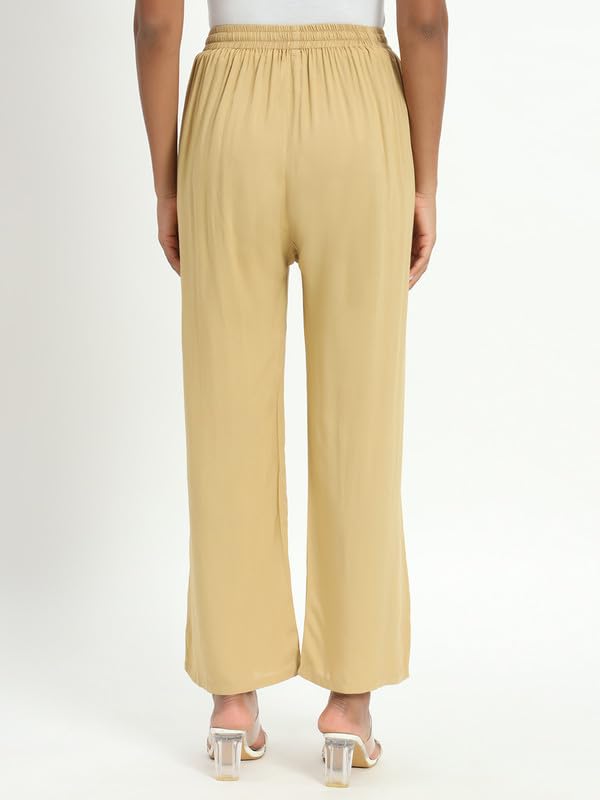 Image of Soft Colors Women Regular Fit Pocket Palazzo