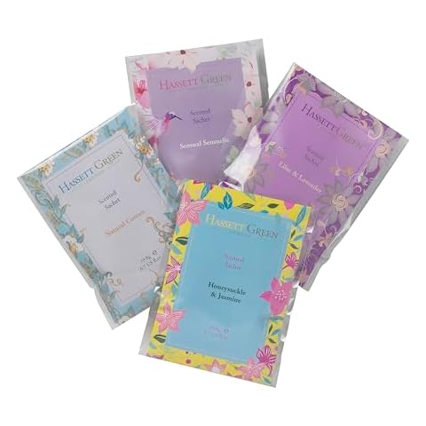 Hassett Green Scented Sachets - Four Pack Cover