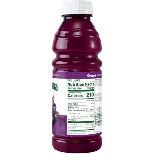 Image of Tropicana Juice Drink, Grape, 182.4 Fl Oz (Pack of 12)
