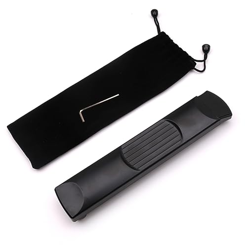 Mikinona ギターフィンガーフォース ギターアクセサリー 指エクササイザー フィンガーフォーストレーナー ポータブルギターエクササイザー ポケットギター練習器具 木製 Black