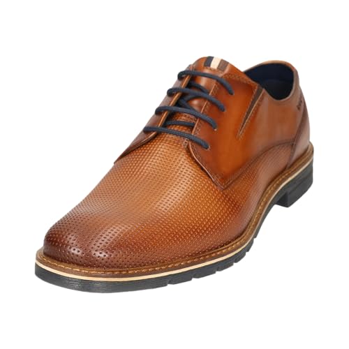 Bugatti Chaussures Basses à Lacets pour Homme 311-a9e08, Cognac, 48 EU