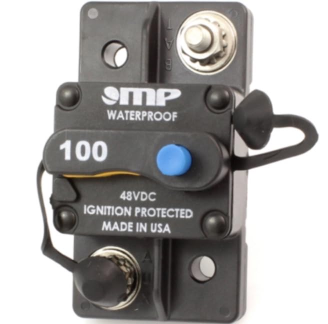Mechanical Products 100 Amp Circuit Breaker, Marine grade water proof circuit breaker, water proof breaker, 100 amp breaker, Boat 100 amp breaker, MP100AMP