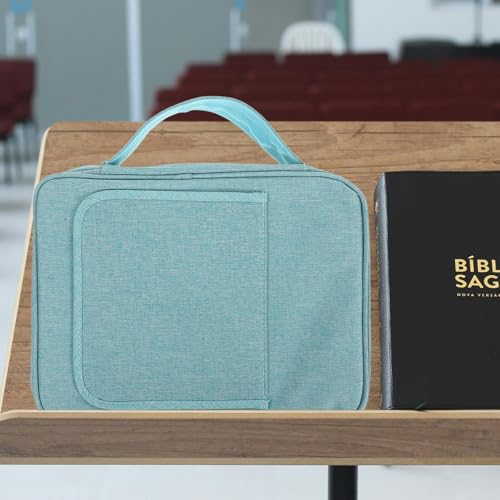 Étui pour Bible vert pour éviter les rayures avec son support de table