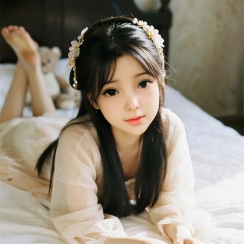 42in Silicone Seamless Female Action Figure, Flexible Female Figure Suitable for Cosplay/Photography/Art, TPE Body and PVC Head, Including Random Hair...