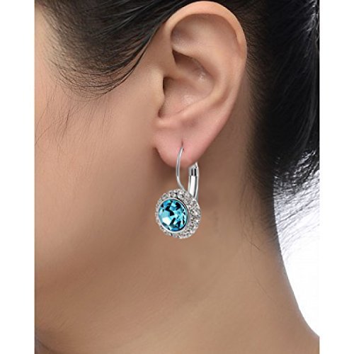 Platinum Crystal Clip-On Earrings (SDF5951er)