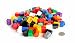 Plastic Hotels: Black, Grey, White, Red, Orange, Yellow, Green, Blue, and Purple Color Board Game Replacement Hotel (Colored Miniature Town & City Buildings, Board Game Playing Pieces) | 90 Pieces