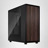 Fractal Design North XL Charcoal Black TG- three 140mm Aspect PWM fans included- Type C USB- EATX airflow full tower PC gaming case - 12