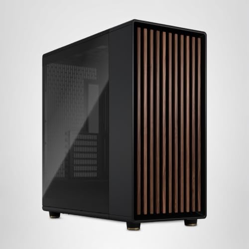 Fractal Design North XL Charcoal Black TG- three 140mm Aspect PWM fans included- Type C USB- EATX airflow full tower PC gaming case - 12