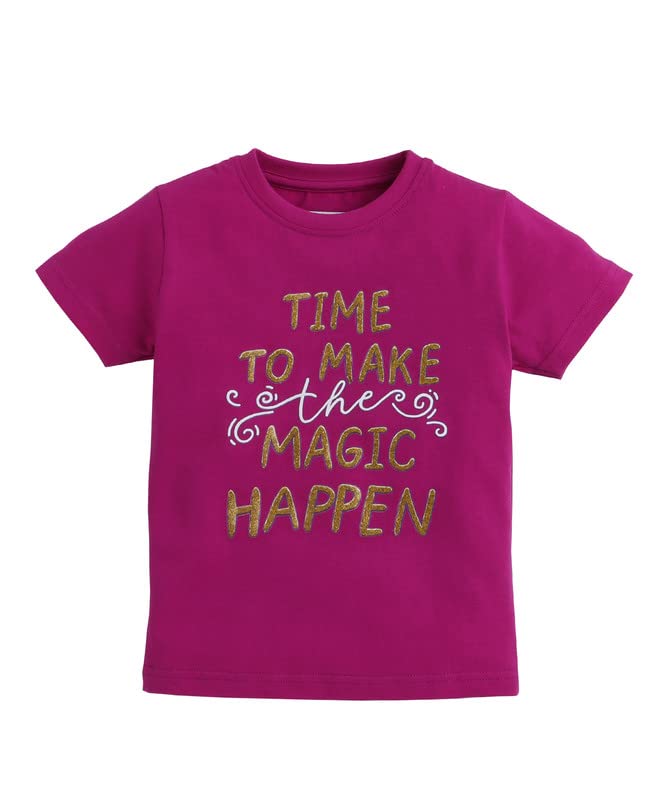 Image of BUMZEE Girl's Cotton Top and Pajama Set