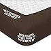 HC COLLECTION Twin Sheets Set, 3 pc Bed Sheets & Pillowcase Set - Machine Washable for Easy Care - Soft & Breathable All Season Microfiber Sheets with Deep Pockets - Brown