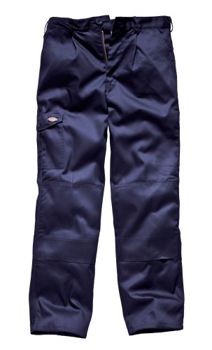 Dickies Men's Superwork Size 24 Redhawk Super Trousers, Navy, 34W Short UK