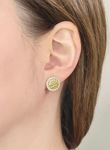 Unisex Round, Africa Nugget Earring Cookie Earring Surgical Steel Post Stud Earring3