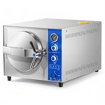 US Stock Lab Tabletop Electric Autoclave High Pressure Steam Sterilizer Autoclave 20L 24L litres Machine 20L Stainless Steel