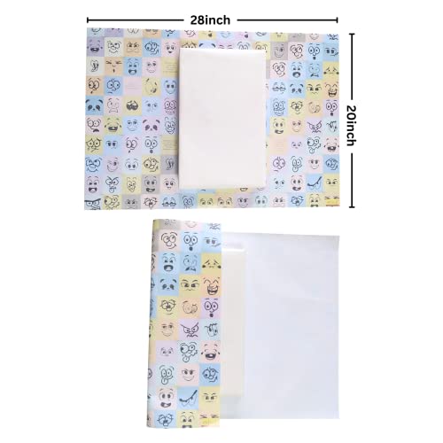 eVincE Emoji and Eye Design Gift Wrapping Paper #TOP29
