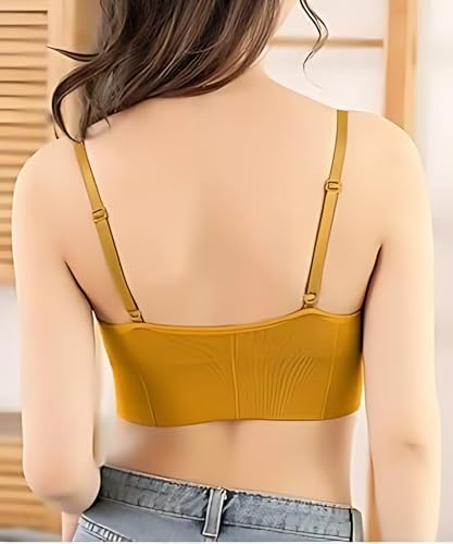Image of Mysha Women Cotton Padded Bra Combo Pack of 3 | Soft, Comfortable, and Breathable Fabric | Removable Pads, Adjustable Straps for Everyday Wear