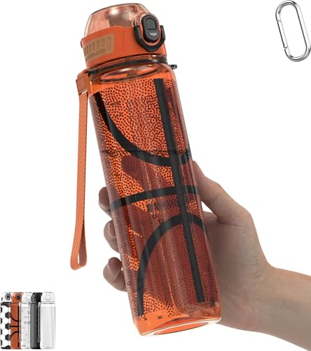 MYFOREST 32oz Tritan Sport Water Bottle with Chug Lid