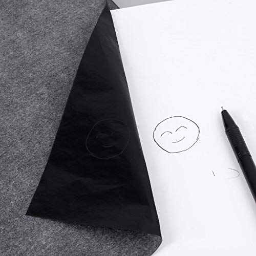 Papel de cópia azul A4 carbono 100 folhas de papel vegetal para madeira, papel, tela