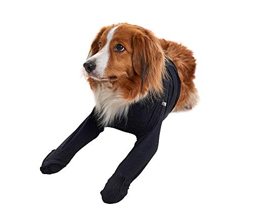 Image of Kruuse Buster Body Sleeves - Front Legs (XS) - Post-Surgery Recovery Sleeves for Small Dogs - Protective Sleeves for Wound Care, Hot Spots, and Incontinence - Soft, Comfortable, and Breathable