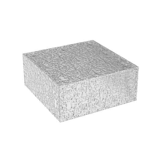 GOCHUSX Acrylic Cube Boxes, Acrylic Decorative Stand, Clear Acrylic Boxes for Display, Food Stands for Display Party for Party Buffet Table Wedding Treats(Clear,30x30x90cm)