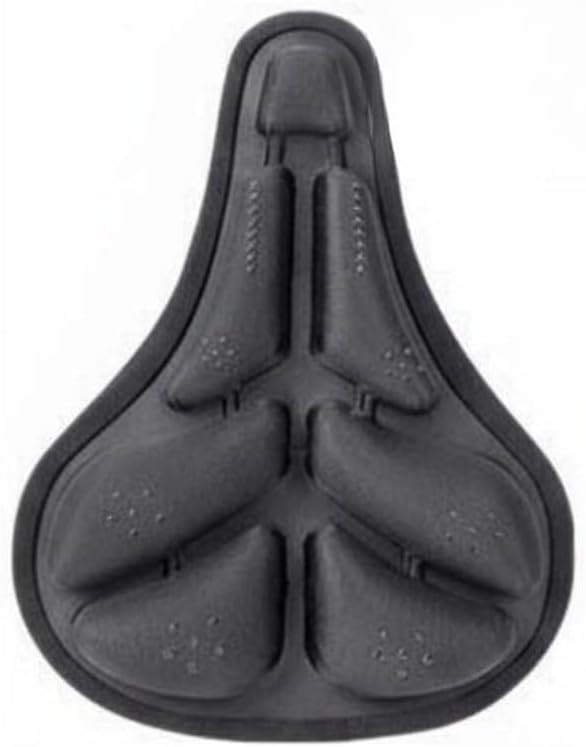 Exercise Bike Seat Cushion Extra Soft Stationary Bike Saddle Cover Pressure Relief Shock Absorbing Cycle Seat Pad for Fitness Enthusiasts, Home Gym