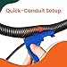Homesmart Opening Tool for 6-15mm Split Conduit Sleeving/Cable Wire Tube Loom Applicator