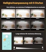 Gritin 2026 Gen 2 Schrankbeleuchtung Unterbauleuchte Küche-32,3 cm/2er Pack – Ansicht 5