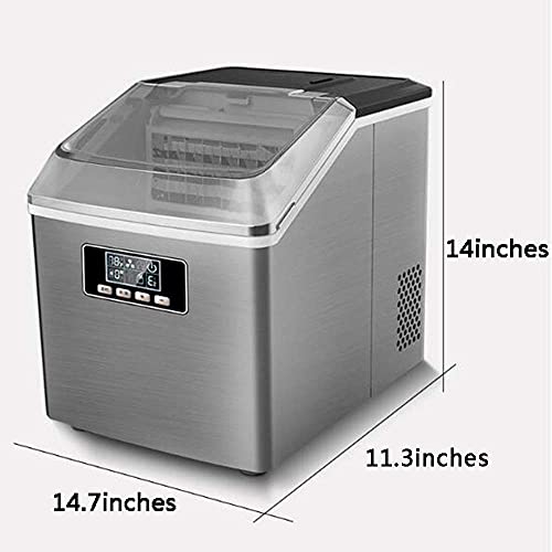 Fabricadora portátil de hielo de acero inoxidable miniatura 6