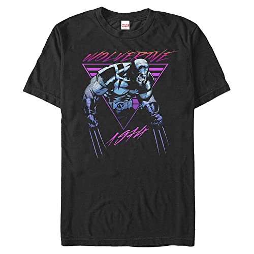 T-shirt Logan Marvel noir grande taille pour un look geek au quotidien