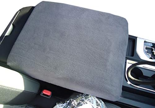 Car Console Covers Plus Handmade in USA Designed for Nissan NV3500 2013-2022 Fleece Auto Armrest Center Console Cover Black