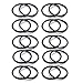 GULUANT 20 Pack Replacement Round Vacuum Belt for Eureka 600 1400 1900 2000 2100 4000 6400 5180 5184 5188 for Sanitaire SC679 684 689 886 887 888 899 Upright Vacuum Models