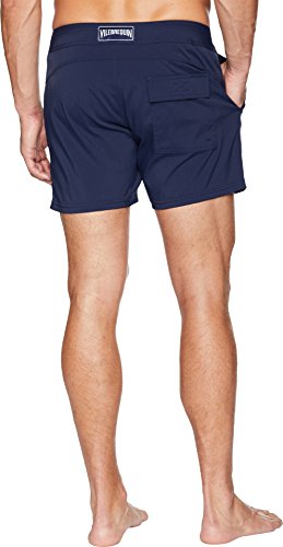 Vilebrequin Men's Standard Solid Merise Swimtrunk-Xl, Navy #TOP2