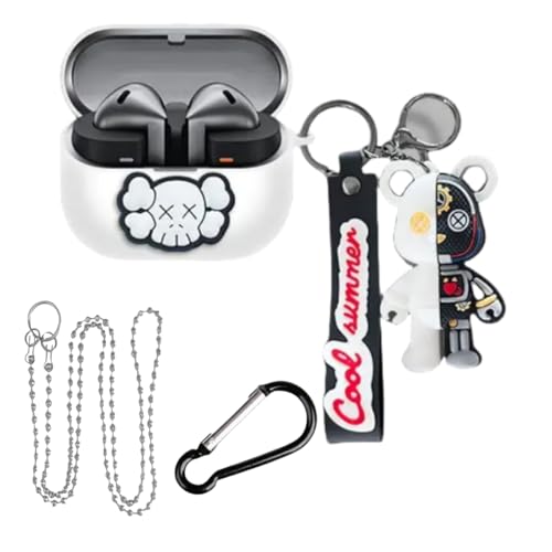 Galaxy Buds3 Pro/Galaxy Buds3 �Ή� �P�[�X �J�o�[ TPU�f�� �ی�P�[�X �����h�~ ���h�~ �ϏՌ� �h�� �h�o ������ �n���� ���킢�� ���� �[�d�֗� �S�ʕی� �ی�J�o�[ �C���z���P�[�X �L�[�`�F�[���t�� Galaxy 