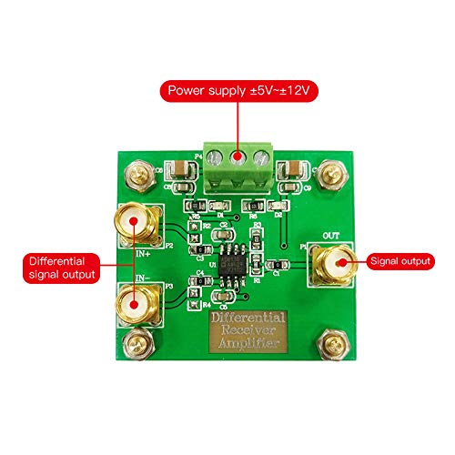 Taidacent Ad8130 Differential Receiver Amplifier Module Differential To Single-Ended High Common-Mode Rejection Ratio Low Noise Low Distortion #TOP3