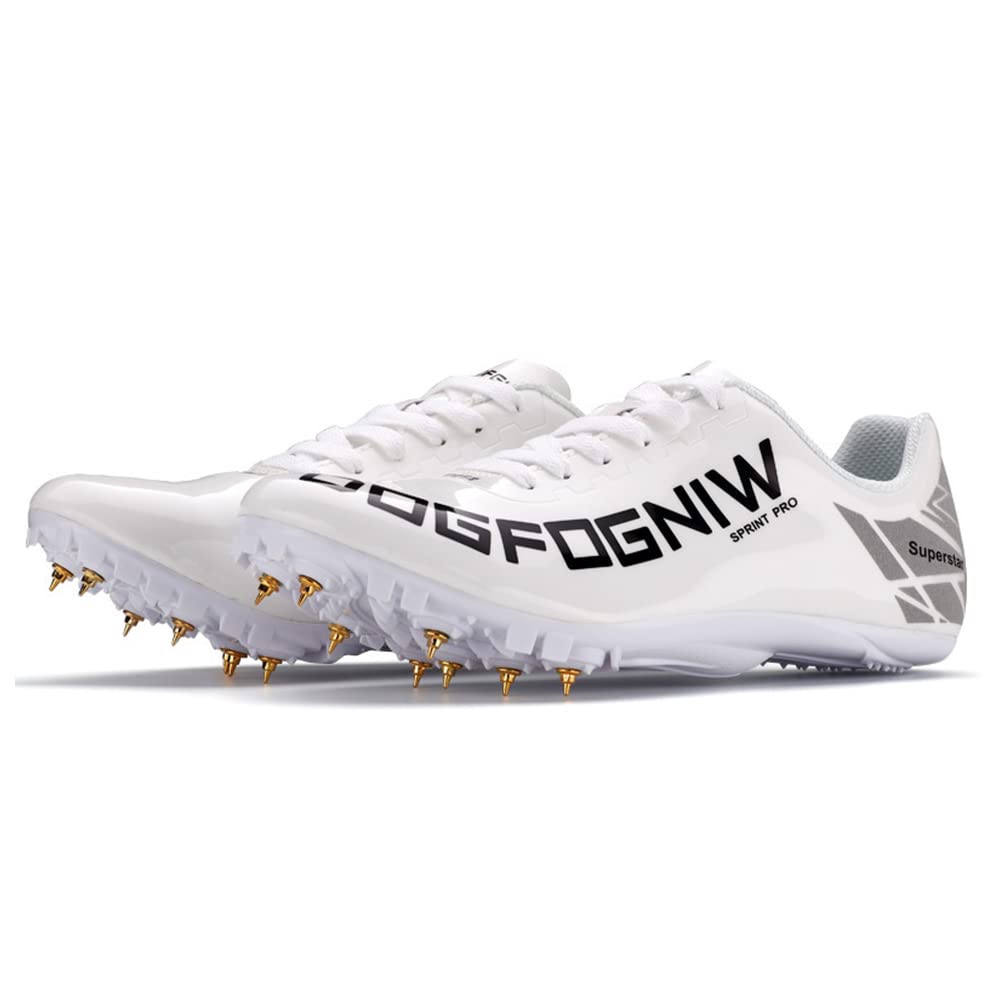 Unisex, Leggere, Spikes - Scarpe da Corsa da Uomo, 8 Chiodi,Antiscivolo, con Punte e Sprint