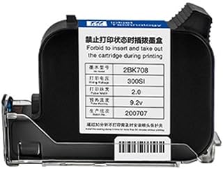 Portable Handheld Inkjet Printer Handheld Printer Portable Small Coding Machine Mini Inkjet Printer Multilingual Print Logo Quick Dry Inkjet Printer Intelligent Upgraded for Code Date Label (Color :