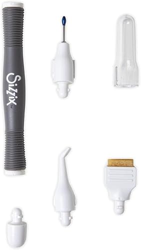 Sizzix Juego de herramientas adhesivas para recoger y empujar | Herramienta de modelado perfecta para manualidades intrincadas de papel, tarjetas,