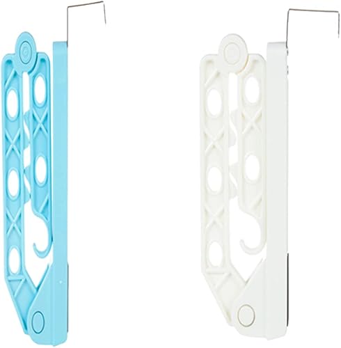 Cabilock El estante plegable plástico de la ropa del diseño moderno de la suspensión de 6 agujeros fácil instala ningún taladro