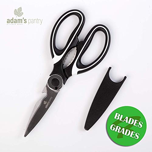 ADAM'S PANTRY Premium Multi Purpose Chefs Scissors and Heavy Duty Kitchen Shears