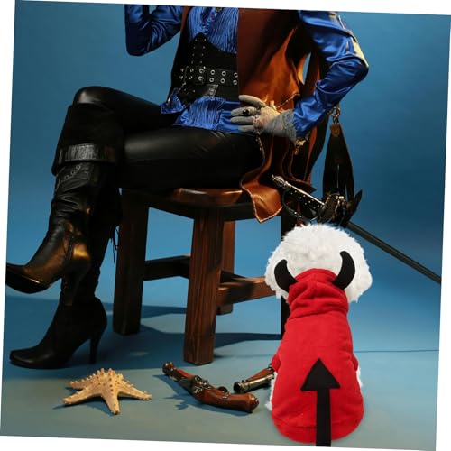 Disfraz para perros y gatos Halloween BESPORTBLE S rojo miniatura 4