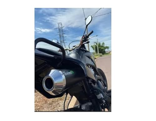 Escapamento Xtz 125 Esportivo Roncado Premium Moto Ponta Aluminio Polido